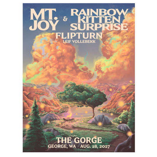 RKS x Mt. Joy - The Gorge - Event Poster