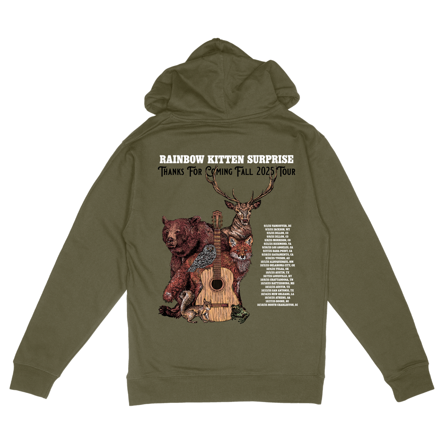 Thanks For Coming Fall 2025 Tour Hoodie (Summer - Fall)