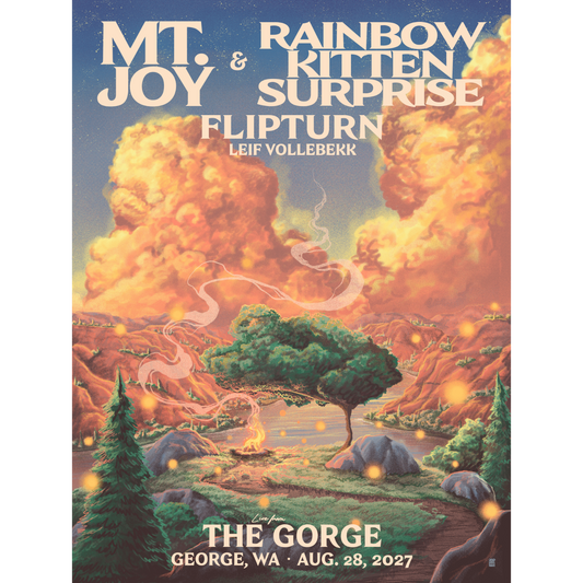 RKS x Mt. Joy - The Gorge - Event Poster