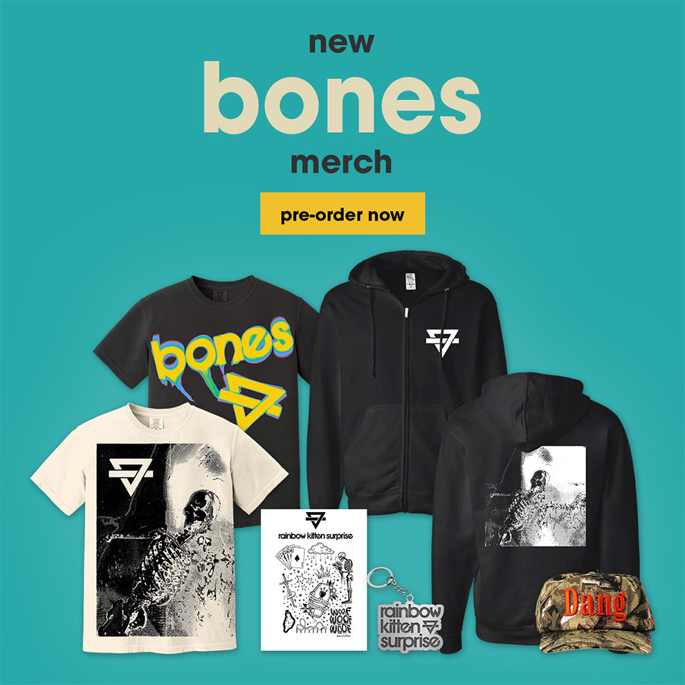 new bones merch - pre-order now