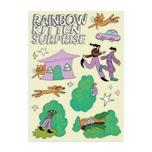 Kitty Folks Sticker Sheet