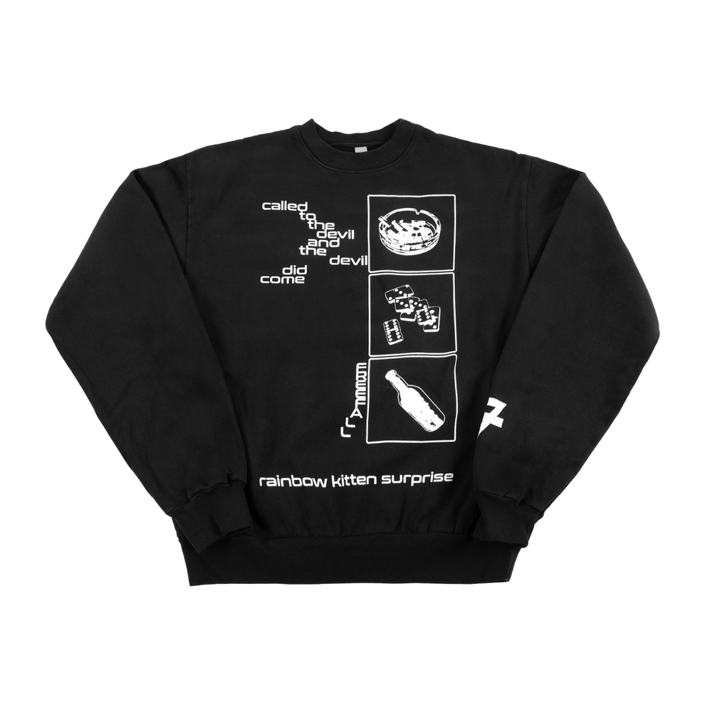 Freefall Black Crew – Rainbow Kitten Surprise
