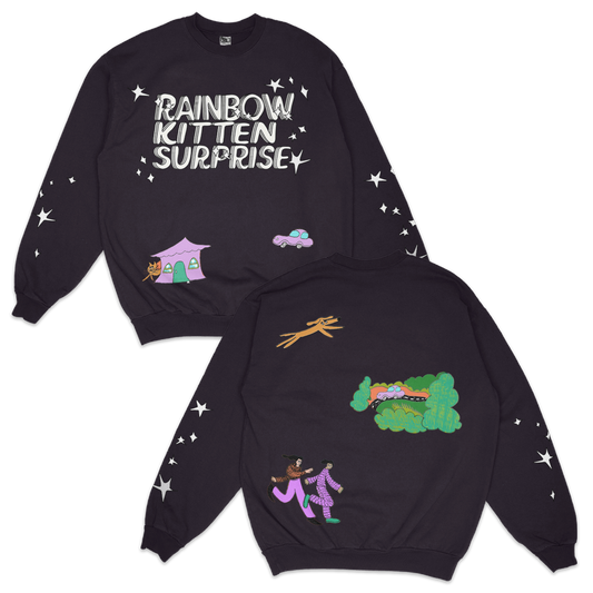 Kitty Folk Crewneck Sweatshirt