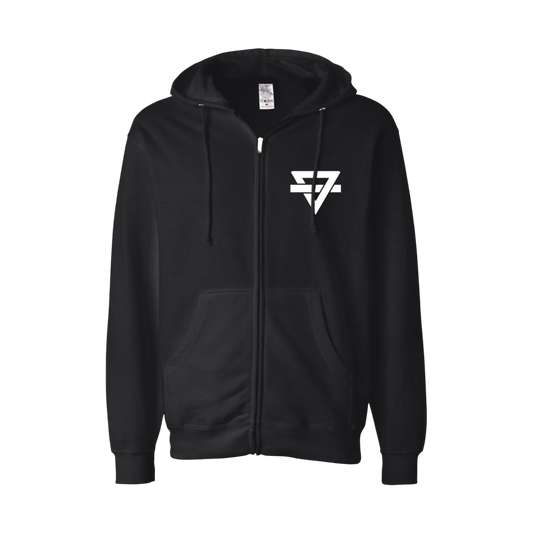 bones Zip Up Hoodie